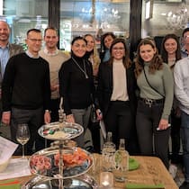 Von links nach rechts: Pascal Christen (ZV), Christian Fuchs (Präsident ZV), Robert Brodmann, Jonas Soguel-dit-Piquard, Susana Rodrigues, Céline Schläpfer, Stéphanie Bickel, Caroline Scheidegger (Präsidentin ASDA Basel), Janine Eugster, Donika Hajdari, Emiliano Sticca (verdeckt), Andreas Augsburger und Gianni Rocco.