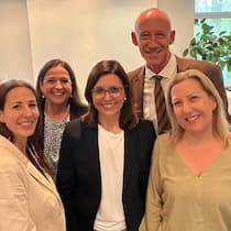 Der neu gewählte bzw. bestätigte Vorstand der ASDA-Sektion Basel: (v.l.) Tanya Tschamper, Alexandra Meier, Sara Gütlin, Caroline Scheidegger, Frank Raddatz, Pia Rudolf. (Kevin Häner fehlt)