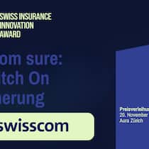 Swisscom übernimmt in Zusammenarbeit mit den wichtigsten Schweizer Versicherern wesentliche Teile der Wertschöpfung.