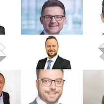 Der neue SVVG Zürich-Präsident Ricardo Achermann (im Zentrum), umrahmt von seinen Vorstandskollegen.