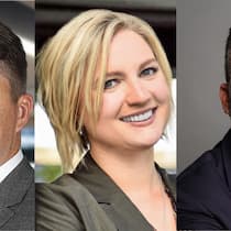 Neu bei HDI Global: v.l.n.r. Chris Strong, Thordis Jensen und Ludovic Ruiller.