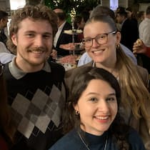 Stefanie Zmoos, Gian Bussinger, Seline Hörler, Tamara Ratkovic und Sarah Ernst (v.l.).