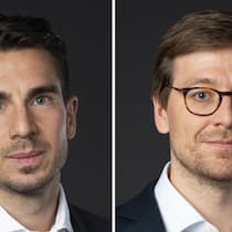 Niklas Zürcher und Patrick Fried, Managing Director & Partner bei Boston Consulting Group Schweiz.