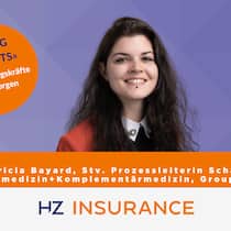 Als Young Talent durfte Patricia Bayard bei der Groupe Mutuel bereits mit 26 Jahren eine Führungsrolle übernehmen.