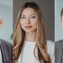 Peter Disler, Teodora Toma und Peter Baldesberger (v.l.n.r.)
