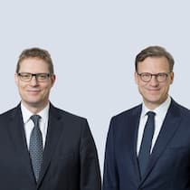 Matthias Aellig (li) ist als Nachfolger von Swiss-Life-CEO Patrick Frost ernannt worden.