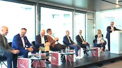 Entspannte Stimmung anlässlich der Podiumsdiskussion beim 7. SVVG-Kongress in Lugano.