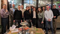 Von links nach rechts: Pascal Christen (ZV), Christian Fuchs (Präsident ZV), Robert Brodmann, Jonas Soguel-dit-Piquard, Susana Rodrigues, Céline Schläpfer, Stéphanie Bickel, Caroline Scheidegger (Präsidentin ASDA Basel), Janine Eugster, Donika Hajdari, Emiliano Sticca (verdeckt), Andreas Augsburger und Gianni Rocco.