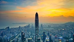 Ping An International Finance Center in Shenzhen: Das Hauptquartier des Versicherers ist mit 599 Metern eines der höchsten Gebäude der Welt.