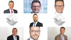 Der neue SVVG Zürich-Präsident Ricardo Achermann (im Zentrum), umrahmt von seinen Vorstandskollegen.