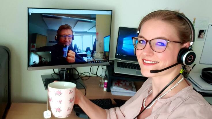 Highlight im Home-Office: virtueller Welcome Day für alle neuen Mitarbeitenden.