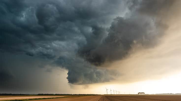 Dunkle Wolken 