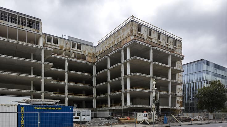 SCHWEIZ ZUERICH SWISS RE BAUSTELLE