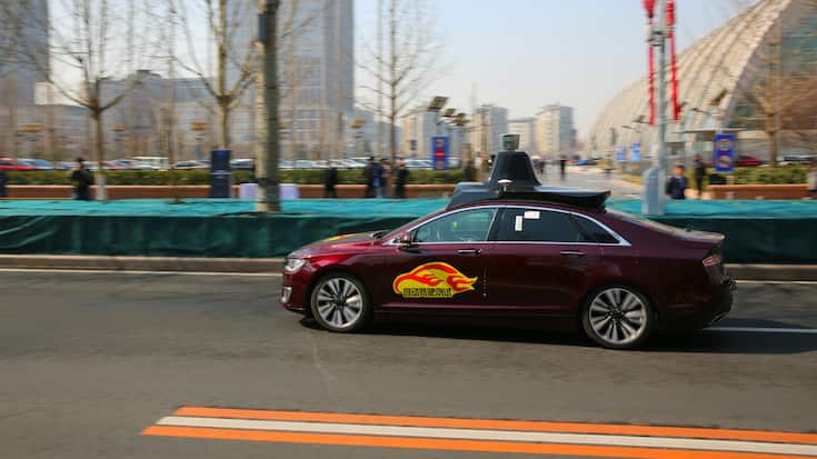 Baidu Selbstfahrendes Auto self-driving Apollo