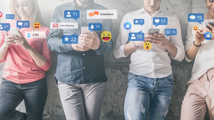 Social media concept.