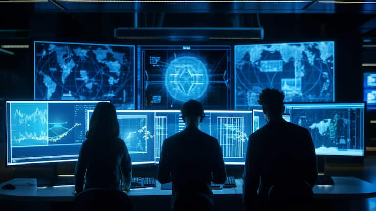 Cyberattacke - geopolitische Konflikte - Krieg