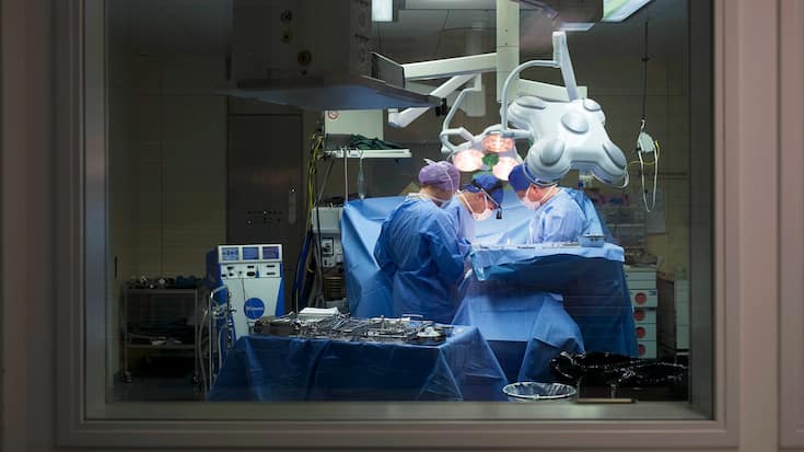 Operation im Spital
