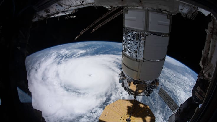 ISS Hurrikan Ida