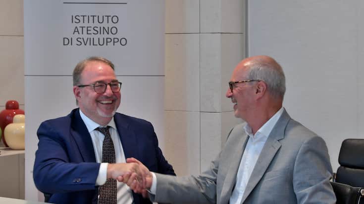 Giorgio Francheschi Deputy Chairman of ISA and Jacques Verlingue