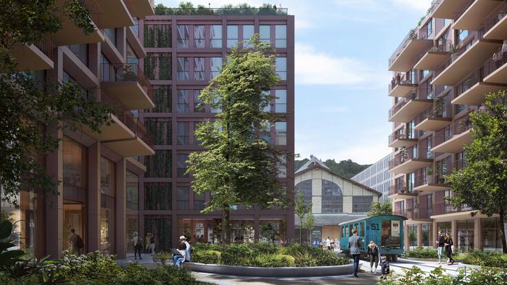 «Rocket» in Winterthur ist das höchste sich in Planung befindende Wohngebäude aus Holz der Welt. 