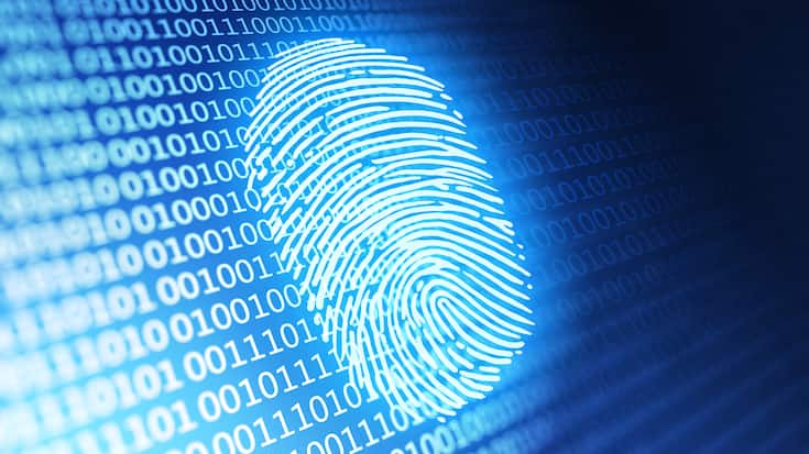 Digitaler Fingerabdruck 
