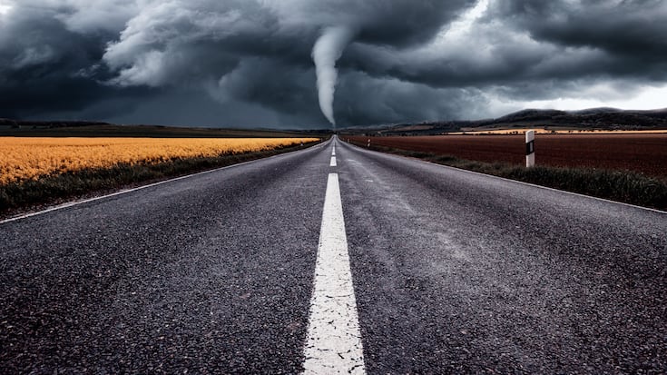 Tornado  - Naturkatastrophe