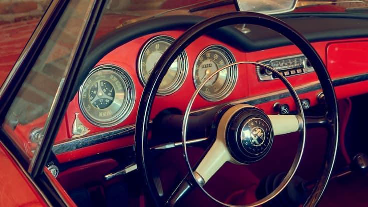 Retro car Alfa Romeo