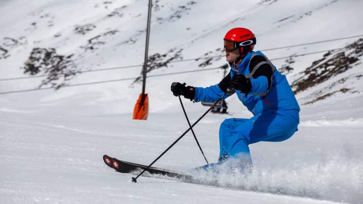 Skifahrer Ski