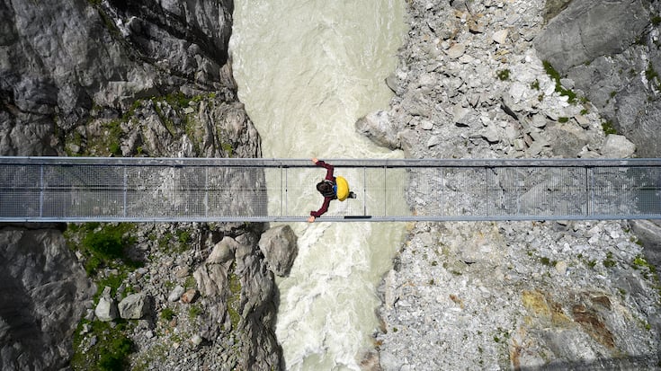 Hängebrücke Belalp-Riederalp Wallis