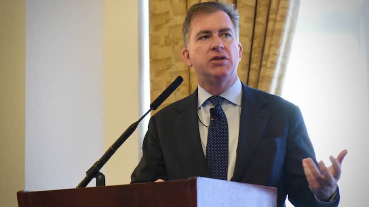 Christian Stracke, Präsident Pimco, am Media Summit in London.