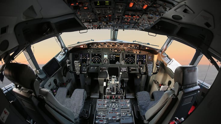 Cockpit Boing 737