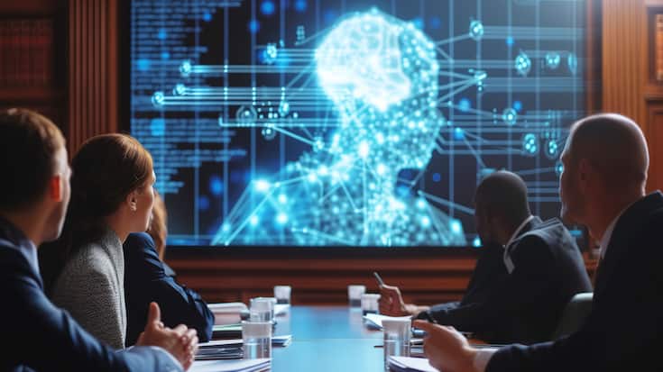 Artificial intelligence, holographic brain projection