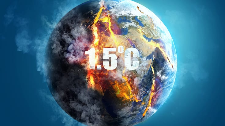 1,5 Grad - Klimawandel - Gefahr - Umweltschutz