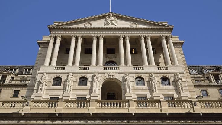 Bank of England Notenbank Grossbritannien
