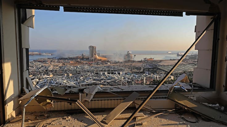 Explosion Beirut, Libanon, 2020