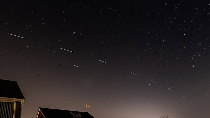 Satellitenschwarm Space X