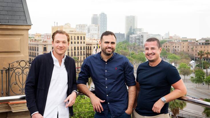 Wefox-Gründer Fabian Wesemann, CFO Julian Teicke, CEO Dario Fazlic