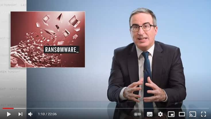 John Oliver Ransomware