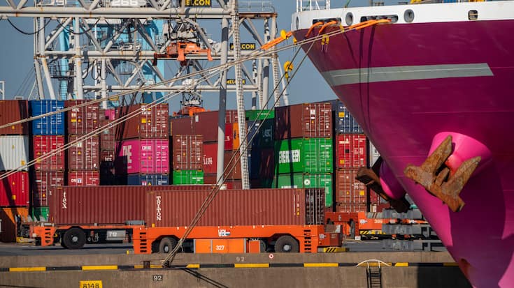 Containerschiffe Rotterdam Konjunktur