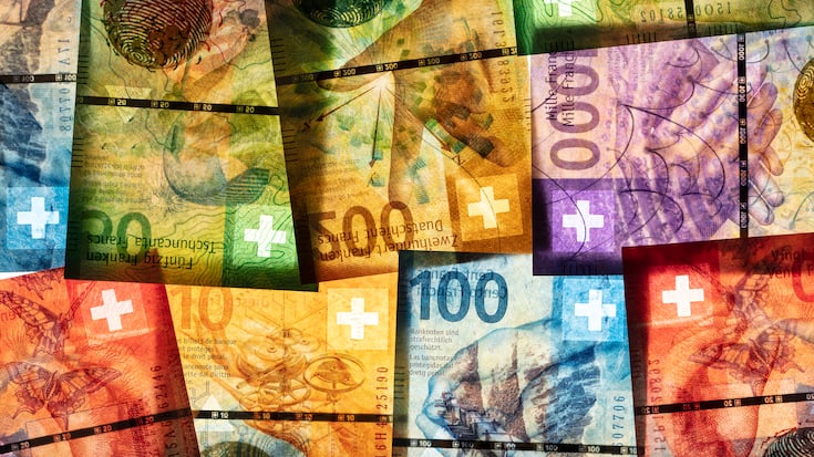 SCHWEIZ GELD BANKNOTE