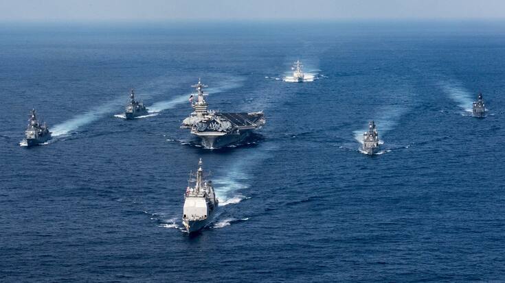 AT SEA USA DEFENCE NAVY CARL VINSON