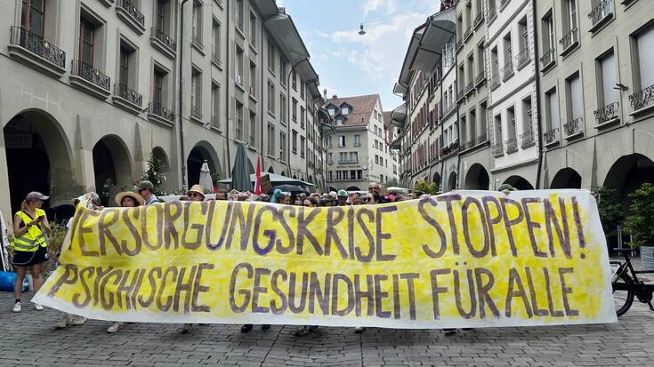 Demo für psychotherapeutische Versorgung