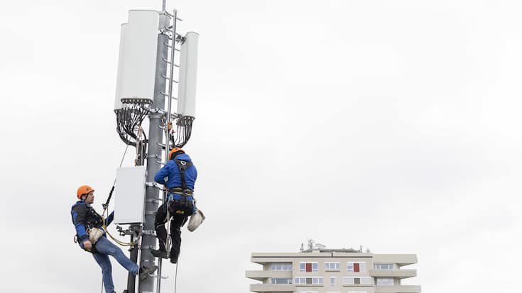 SCHWEIZ SWISSCOM MOBILFUNK ANTENNE 5G