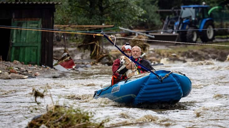 Unwetter und Hochwasser Europa