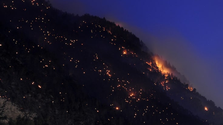 SCHWEIZ WALDBRAND VISP