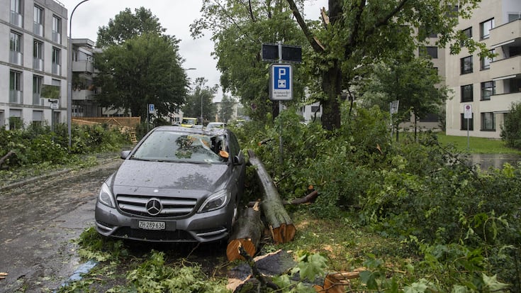 SCHWEIZ UNWETTER ZUERICH