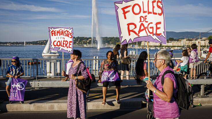SCHWEIZ FEMINISTISCHER STREIK FRAUENSTREIK 2022 GENF