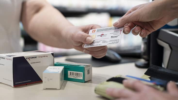 SCHWEIZ KRANKENKASSE VERSICHERUNGSKARTE Medikamente