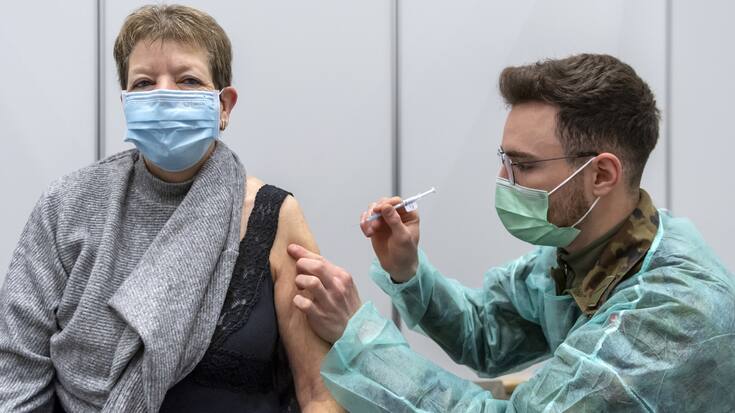 SCHWEIZ CORONAVIRUS IMPFZENTRUM DELEMONT