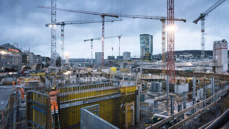 Bauprojekt Zürich Polizei- und Justizdepartment